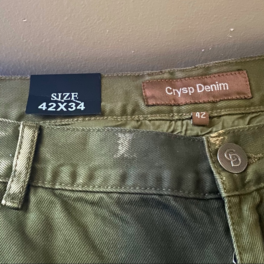 Crysp Denim Men’s Zippered Distressed Jeans - Picture 6 of 6